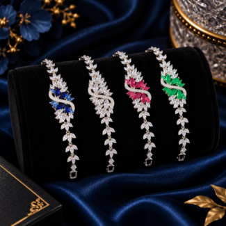 Crystal Petal Bracelet