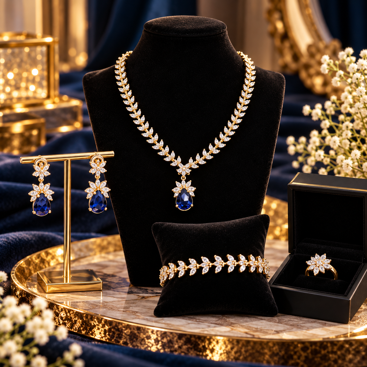 Gold Vine Set