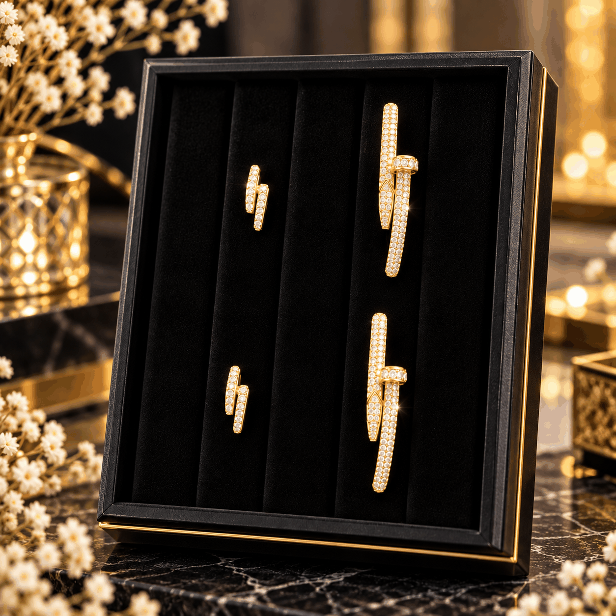 Nail Set Gold
